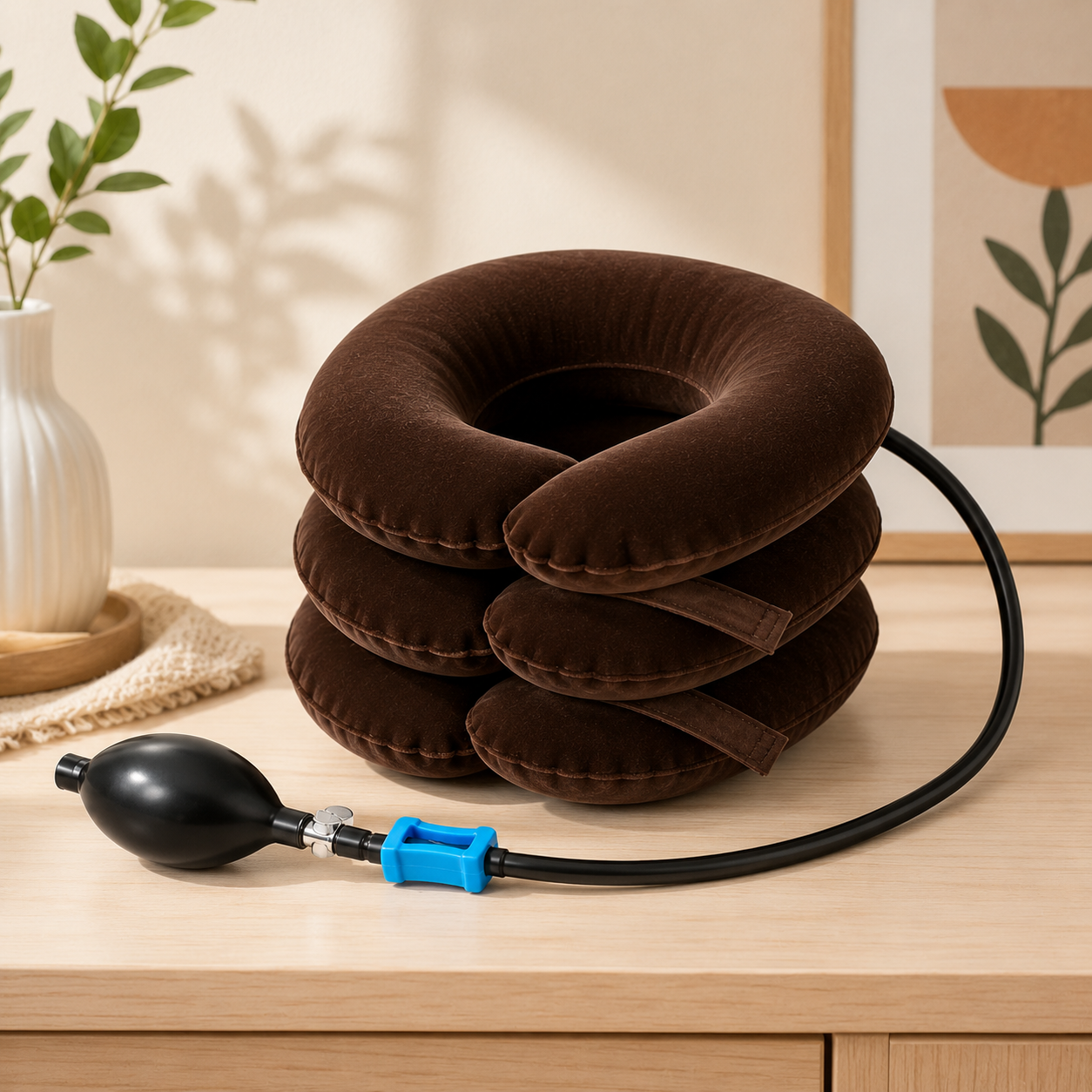 Neck Stretcher – Adjustable Cervical Neck Support & Traction Device