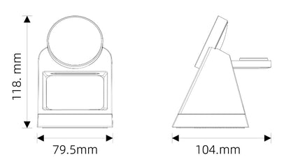 Touch Magnetic Three-In-One Wireless Charger