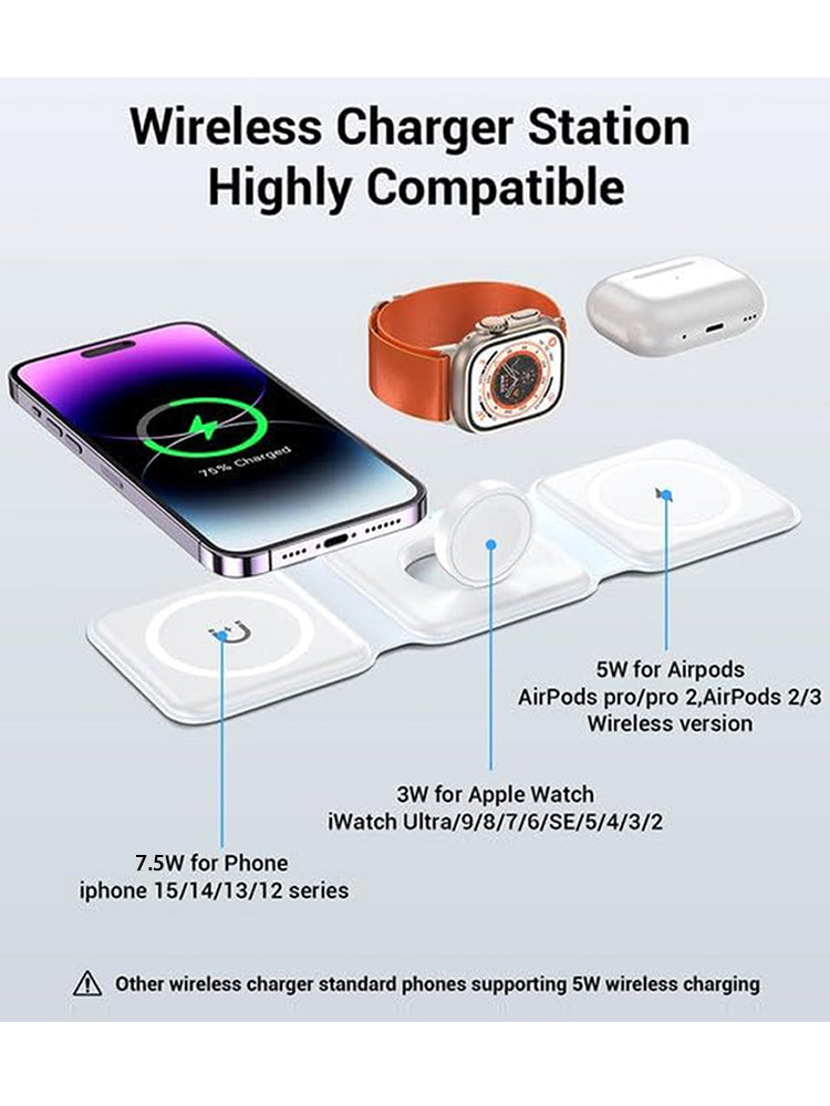 3 IN 1 WIRELESS CHARGING PAD