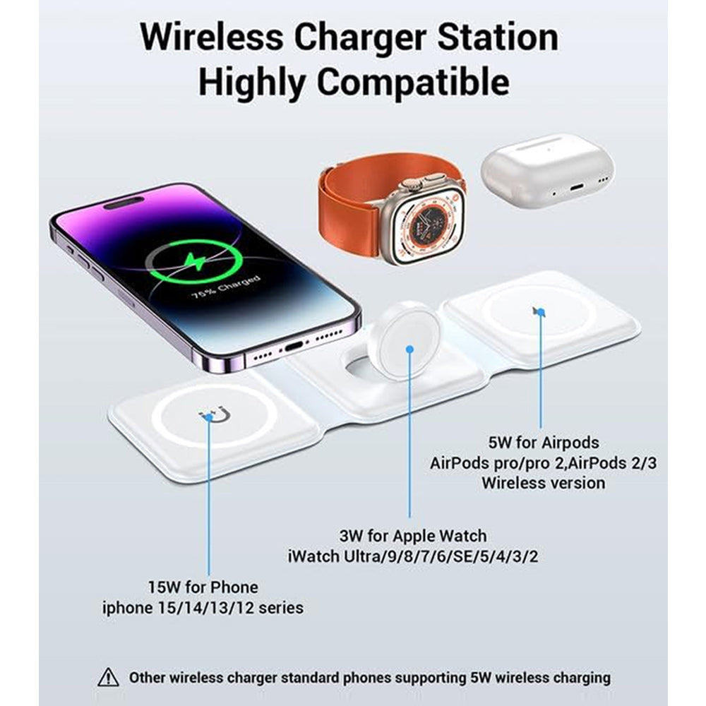 3 IN 1 WIRELESS CHARGING PAD