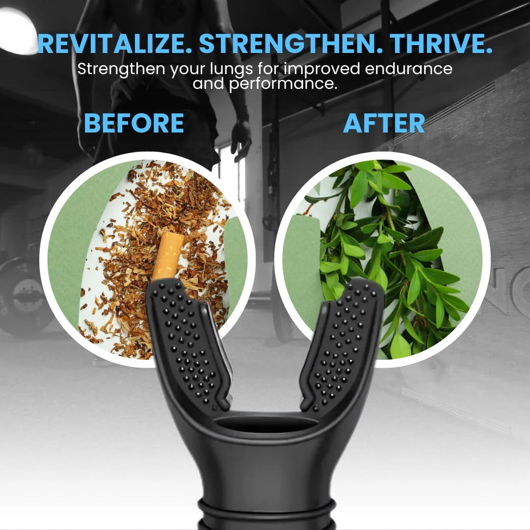 Breathing Trainer – Improve Lung Capacity, Stamina & Respiratory Strength