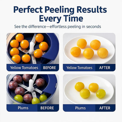 🚀 Quick Peel Pro – Automatic Peeling Machine 🧄🍅🍇