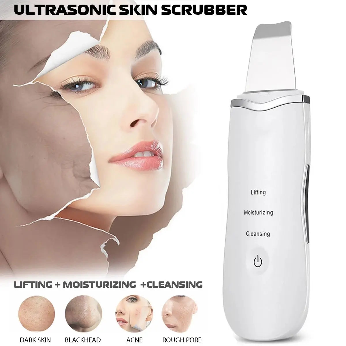 Electric Facial Dead Skin Sonic Cleaning Portable