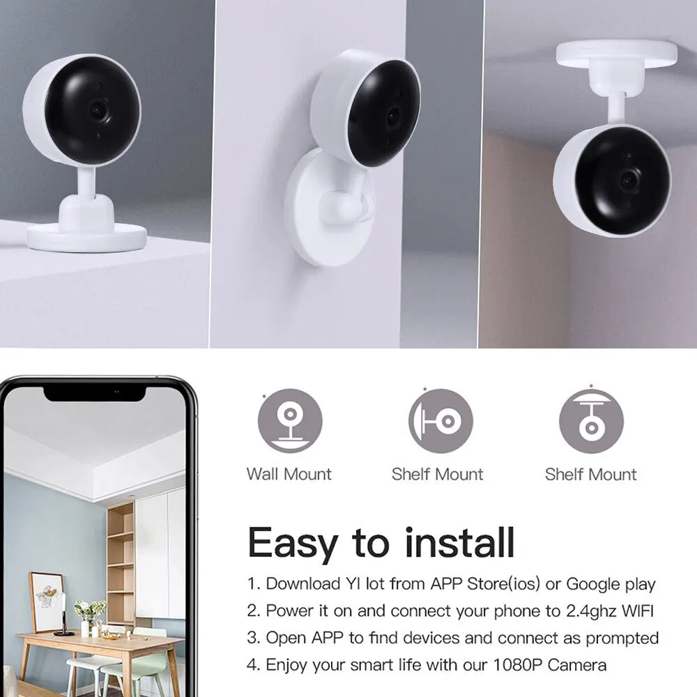 BABY MONITOR 3MP SMART WIFI VIDEO CAMERAS PROTECTION TWO WAY AUDIO NIGHT VISION