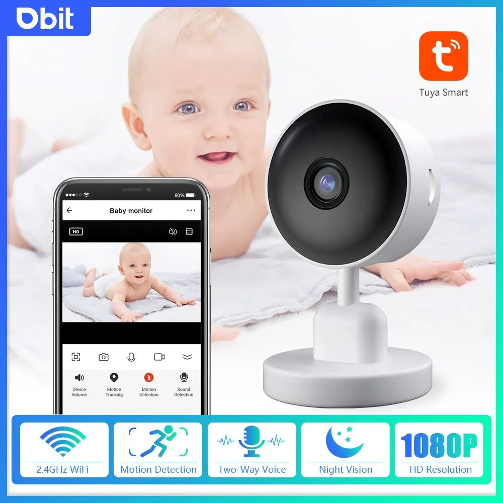 BABY MONITOR 3MP SMART WIFI VIDEO CAMERAS PROTECTION TWO WAY AUDIO NIGHT VISION
