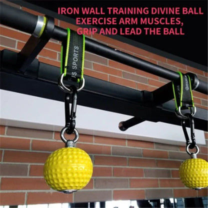 Non-Slip Grip Strength Training Balls – Pull-Up Power Hold &amp; Forearm Workout | كرات تدريب قوة القبضة مانعة للانزلاق – لتمارين العقلة وتقوية الساعد