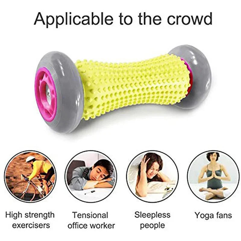 Deep Tissue Foot Massage Roller for Plantar Fasciitis &amp; Pain Relief | رولر تدليك القدم للأنسجة العميقة وتخفيف آلام القدم