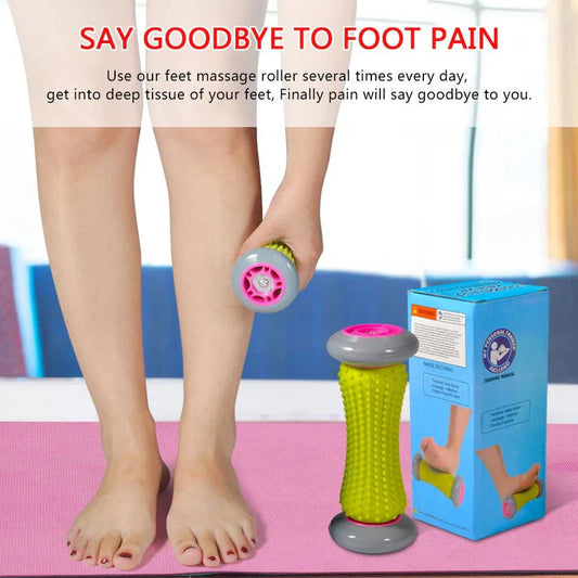 Deep Tissue Foot Massage Roller for Plantar Fasciitis &amp; Pain Relief | رولر تدليك القدم للأنسجة العميقة وتخفيف آلام القدم