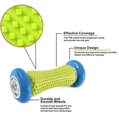 Deep Tissue Foot Massage Roller for Plantar Fasciitis &amp; Pain Relief | رولر تدليك القدم للأنسجة العميقة وتخفيف آلام القدم
