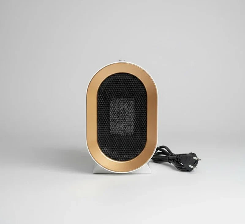 Portable Electric Desktop Air Heater – Fast Heating Silent Ceramic Fan for Home &amp; Office | سخان الهواء الكهربائي المكتبي المحمول – مروحة سيراميك سريعة التسخين وهادئة للمنزل والمكتب