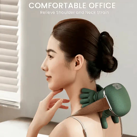 N7 Intelligent Neck and Shoulder Massager with Heat – 3-Level Deep Tissue Shiatsu | جهاز تدليك الرقبة والأكتاف الذكي N7 مع خاصية التدفئة – تدليك شياتسو بـ ٣ مستويات