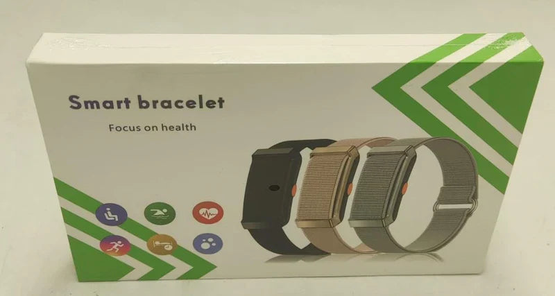 Smart Fitness Tracker Bracelet – 24/7 Health Monitor &amp; 30-Day Battery | سوار اللياقة البدنية الذكي – مراقب صحي ٢٤/٧ وبطارية تدوم ٣٠ يوماً